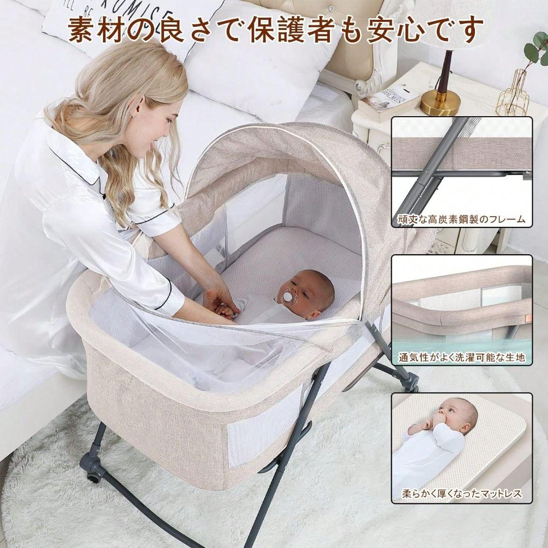 ベビーベッド 折りたたみ 簡単組立