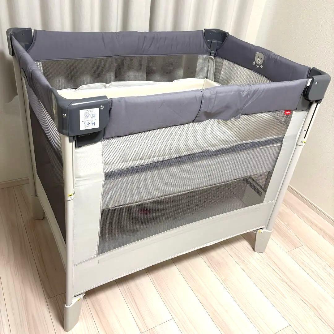 Aprica(アップリカ) ベビーベッド ココネル エアー AB グレーベアー
