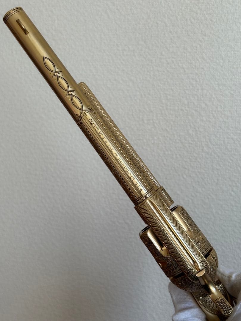 専用額縁付 マルシン コルト SAA ルーズベルト SMG 金属 モデルガン