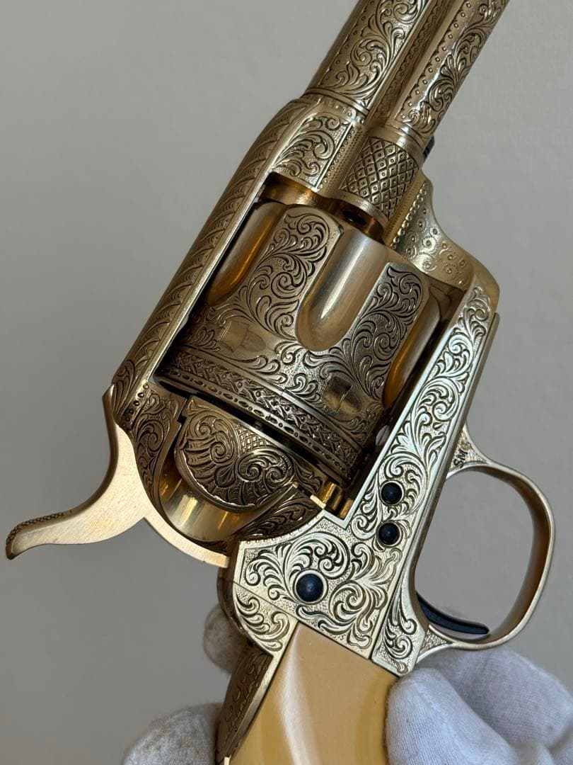 専用額縁付 マルシン コルト SAA ルーズベルト SMG 金属 モデルガン