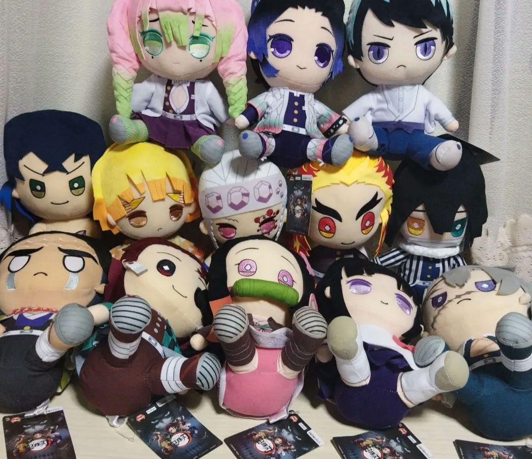 鬼滅の刃 BIG ぬいぐるみ まとめ売り 13体 約30cm 未使用保管品