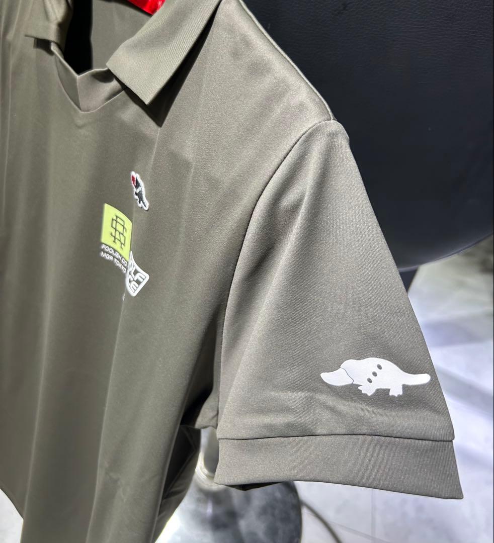 値下げ‼︎新品‼︎ラフ&スウェルGOLF オリーブポロシャツ M 定価15400円