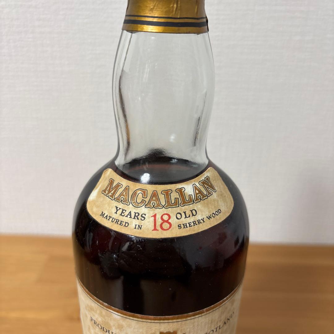 マッカラン1978 マッカラン18年　シェリー　旧ボトル　古酒　未開封