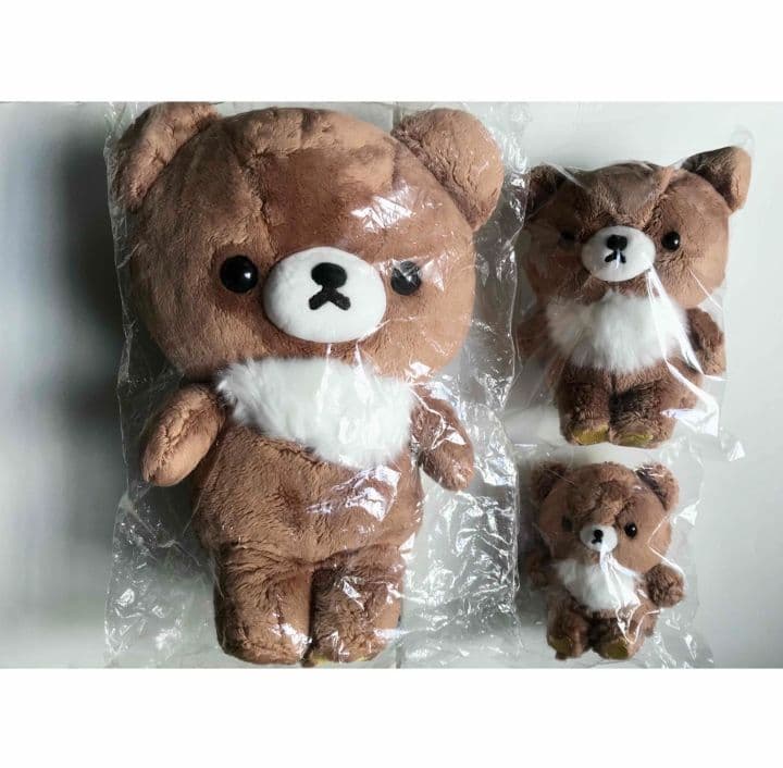 【新品】サンエックス リラックマ チャイロイコグマ ぬいぐるみ 3点セット