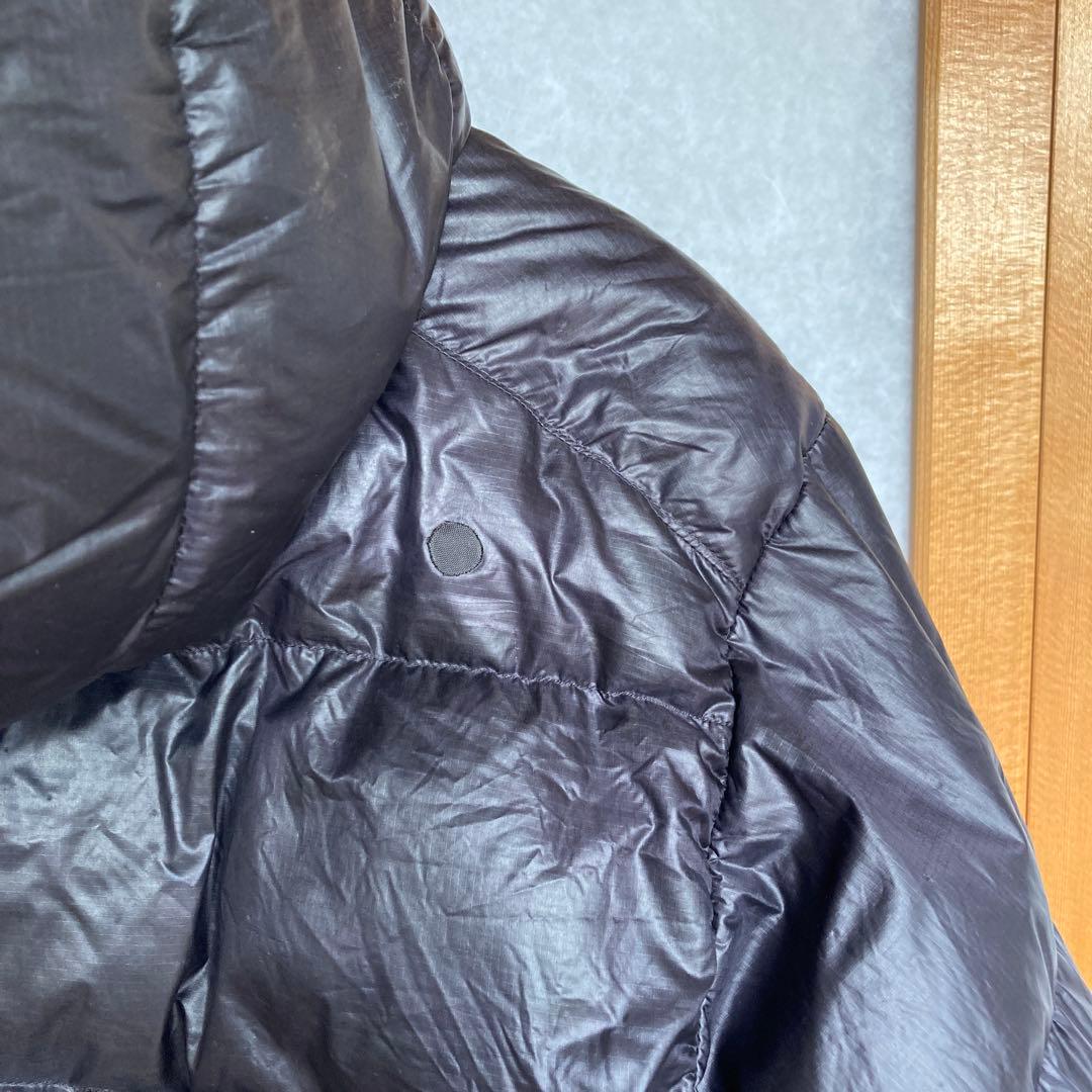 mont-bell モンベル アルパイン ダウン パーカ S ブラック 補修あり