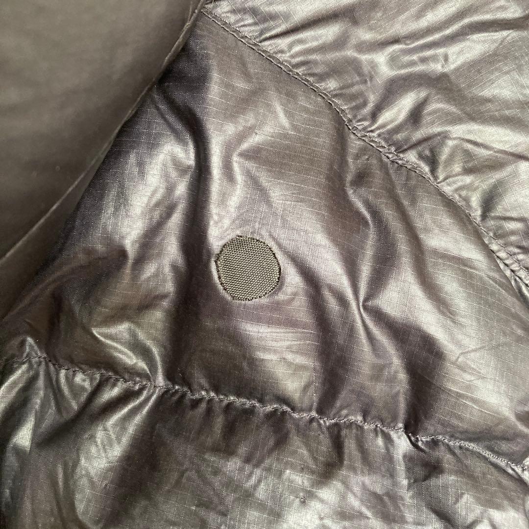 mont-bell モンベル アルパイン ダウン パーカ S ブラック 補修あり