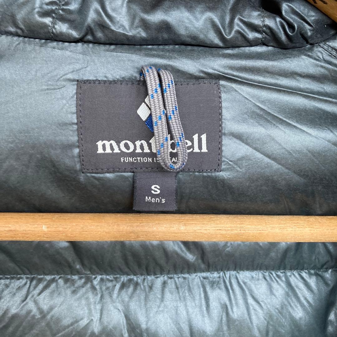 mont-bell モンベル アルパイン ダウン パーカ S ブラック 補修あり