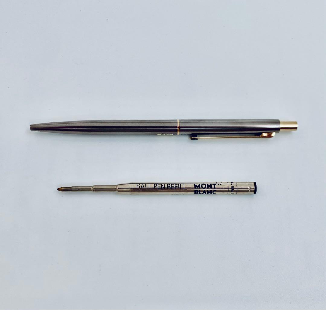 西ドイツ製◆モンブラン 高級ボールペン Sライン チタン MONTBLANC