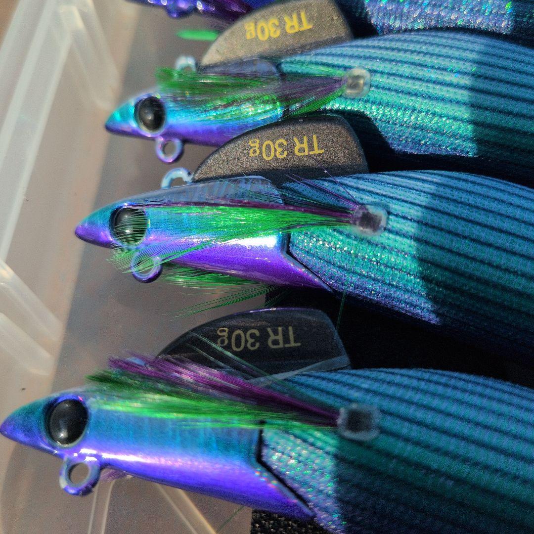 ダートマックス　TR tr 　パープル　ボーダー　グリーン１０個セット