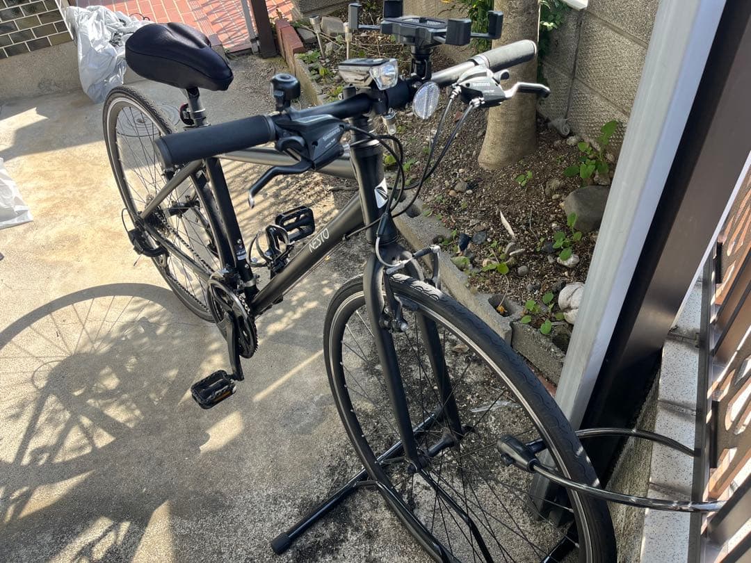 NESTO 6061クロスバイク 黒！！