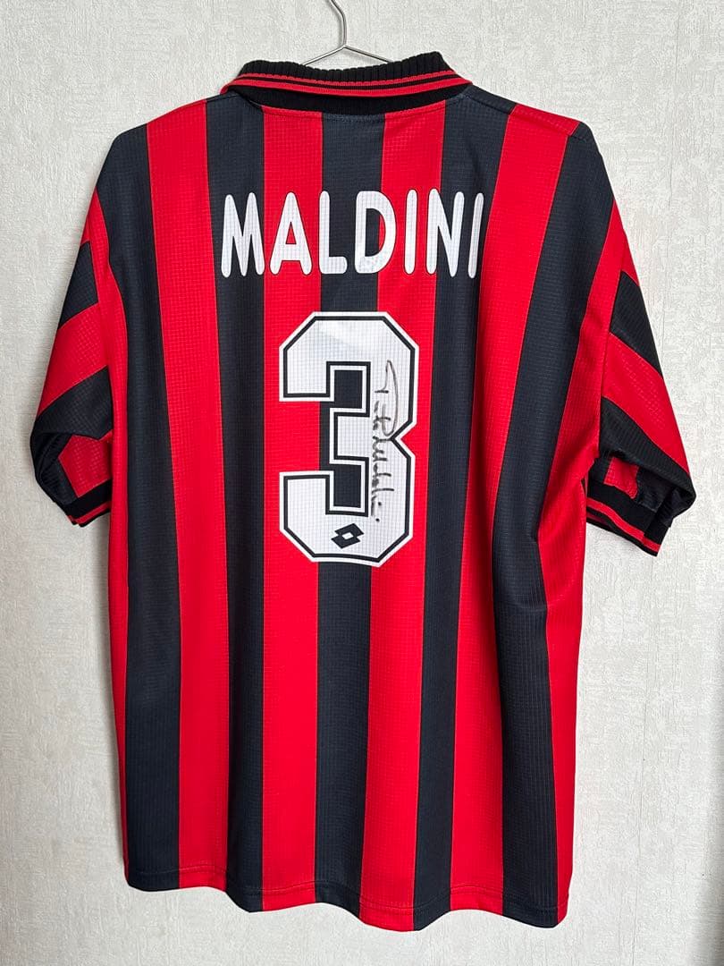 パオロ・マルディーニ 直筆サイン入り ユニフォーム ACミラン
