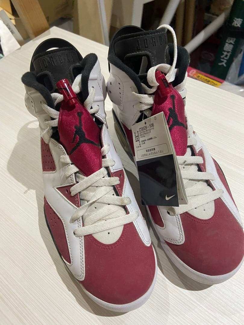 Nike Air Jordan 6 赤白黒 シューズ 新品
