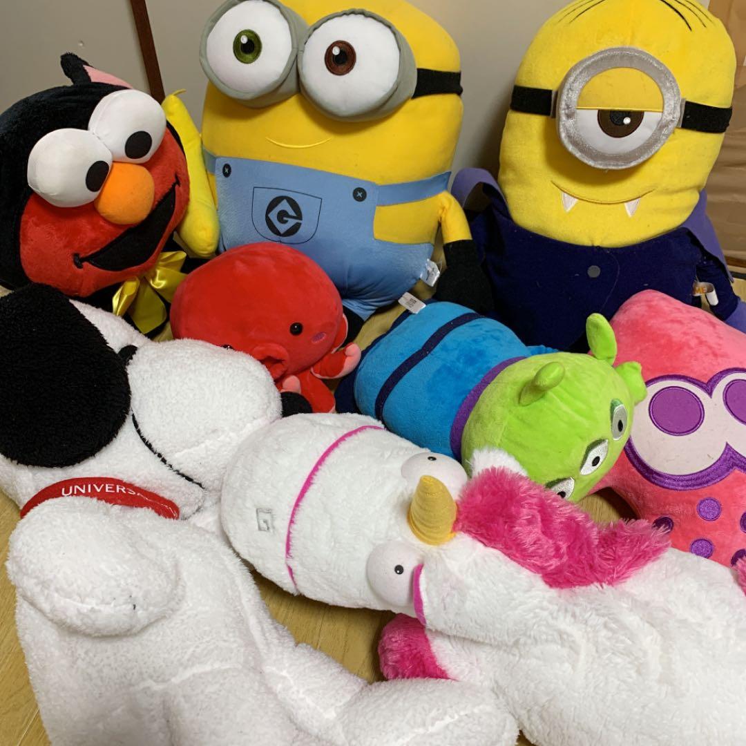 ぬいぐるみ　いろいろ　単品可能！ユニバ　ミニオン　SNOOPY エルモ　他