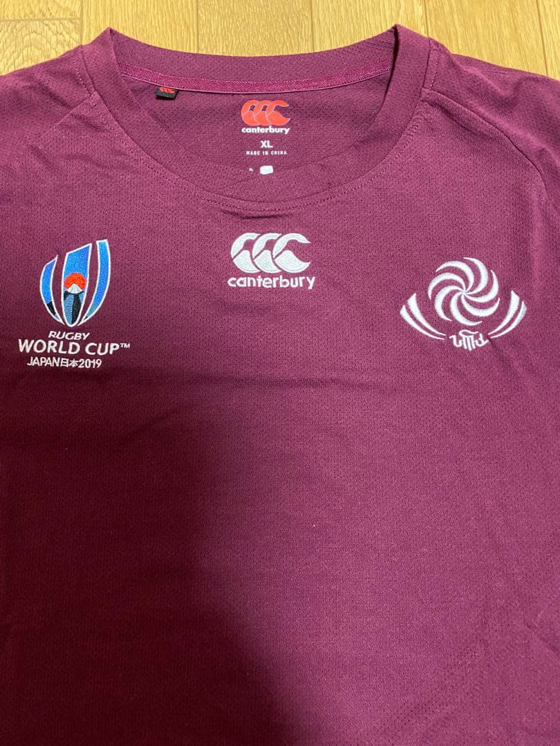 【非売品】ラグビー ジョージア代表 RWC2019 選手支給品Tシャツ