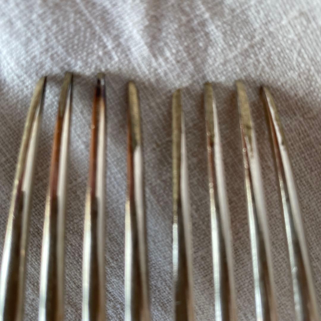 アンティーク　フランス製シルバープレートカトラリーセット各3本