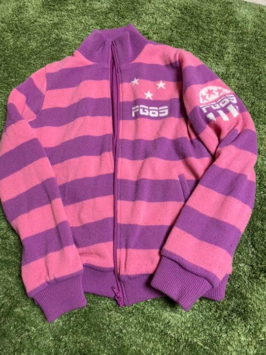 サイズ2 pearly gates スニード暴風セーターピンクストライプ