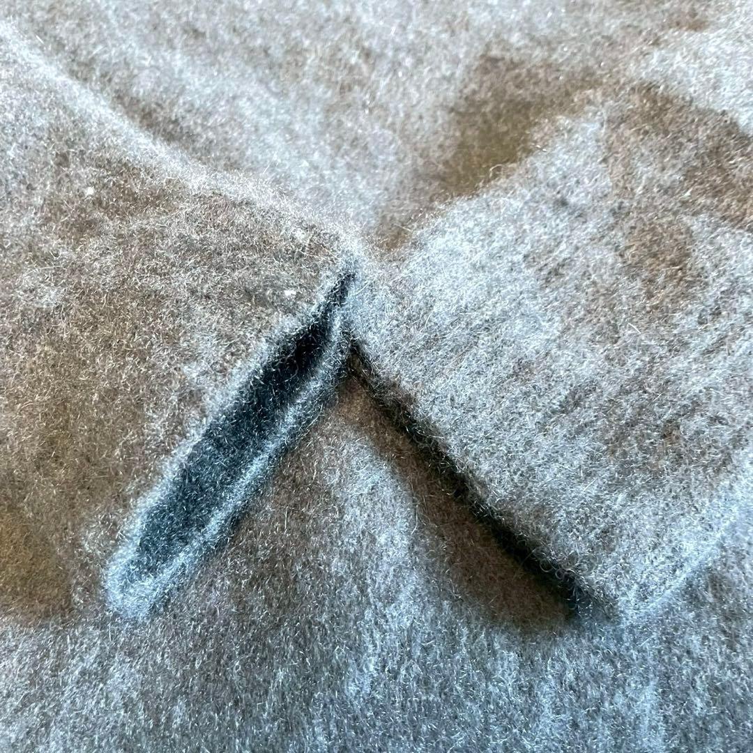 【エイトン】ニット セーター カシミヤ100 クルーネック グレー 2