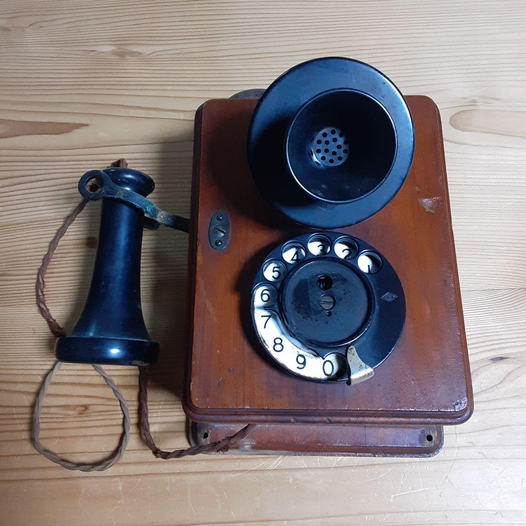 2号自動式壁掛電話機 昭和初期 日本電機株式会社
