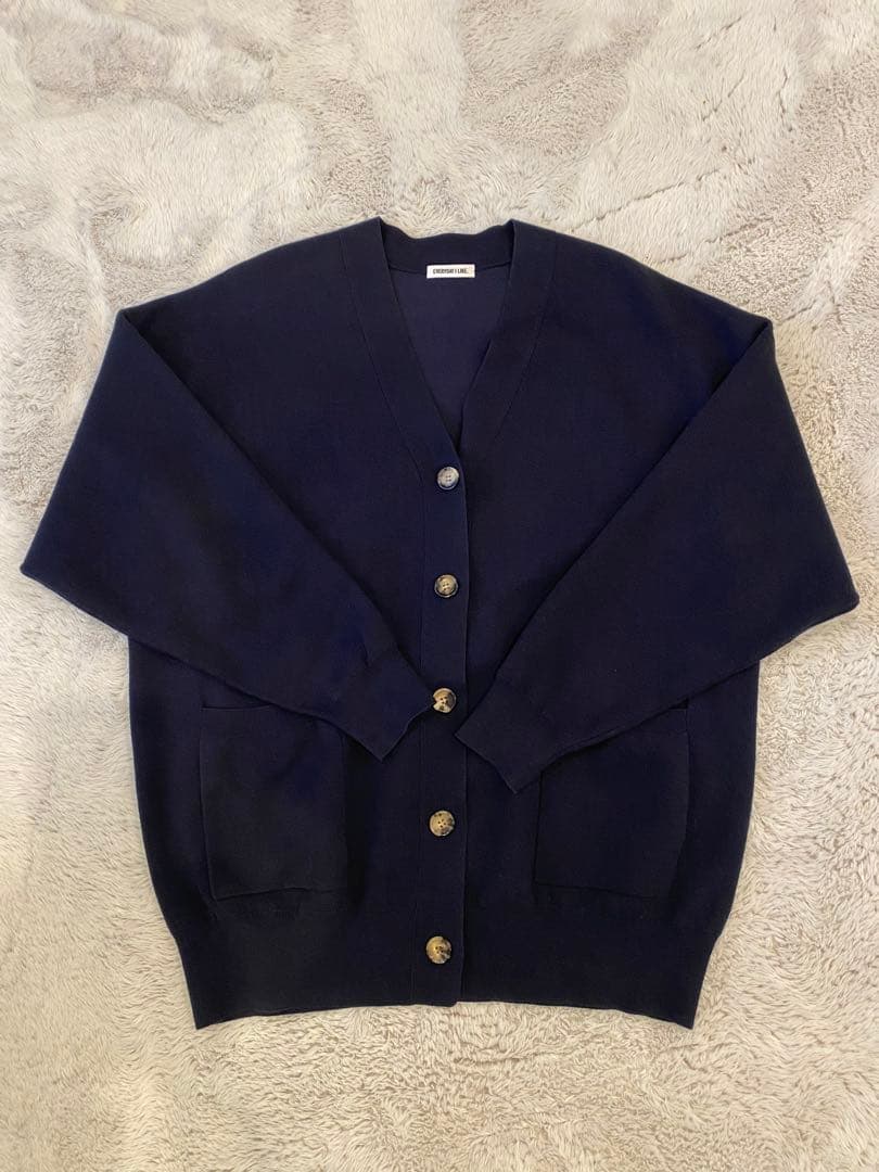 EVERYDAY I LIKE コットンカシミヤカーディガン