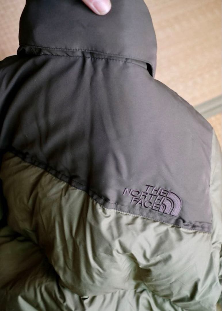 【ゆぅちゃん】THE NORTH FACEメンズダウンジャケットLオリーブ
