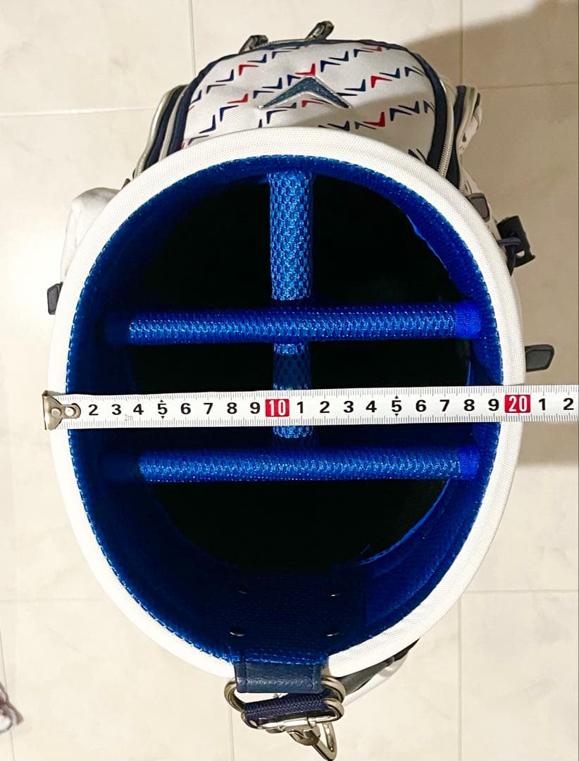 キャロウェイ　ゴルフバッグ　ホワイト　ネイビー