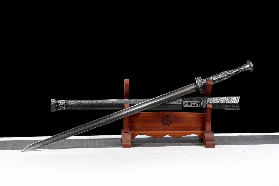 【素影漢剣】古兵器 武具 刀装具 日本刀　模造刀 居合刀 武士道 鑑賞用 美術刀