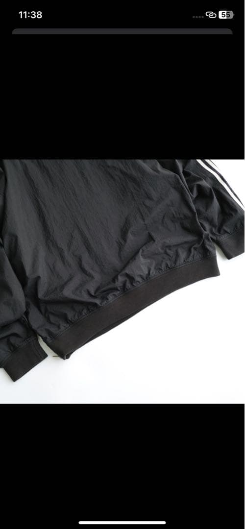 ウェア adidas 90's Pullover nylon Black XL
