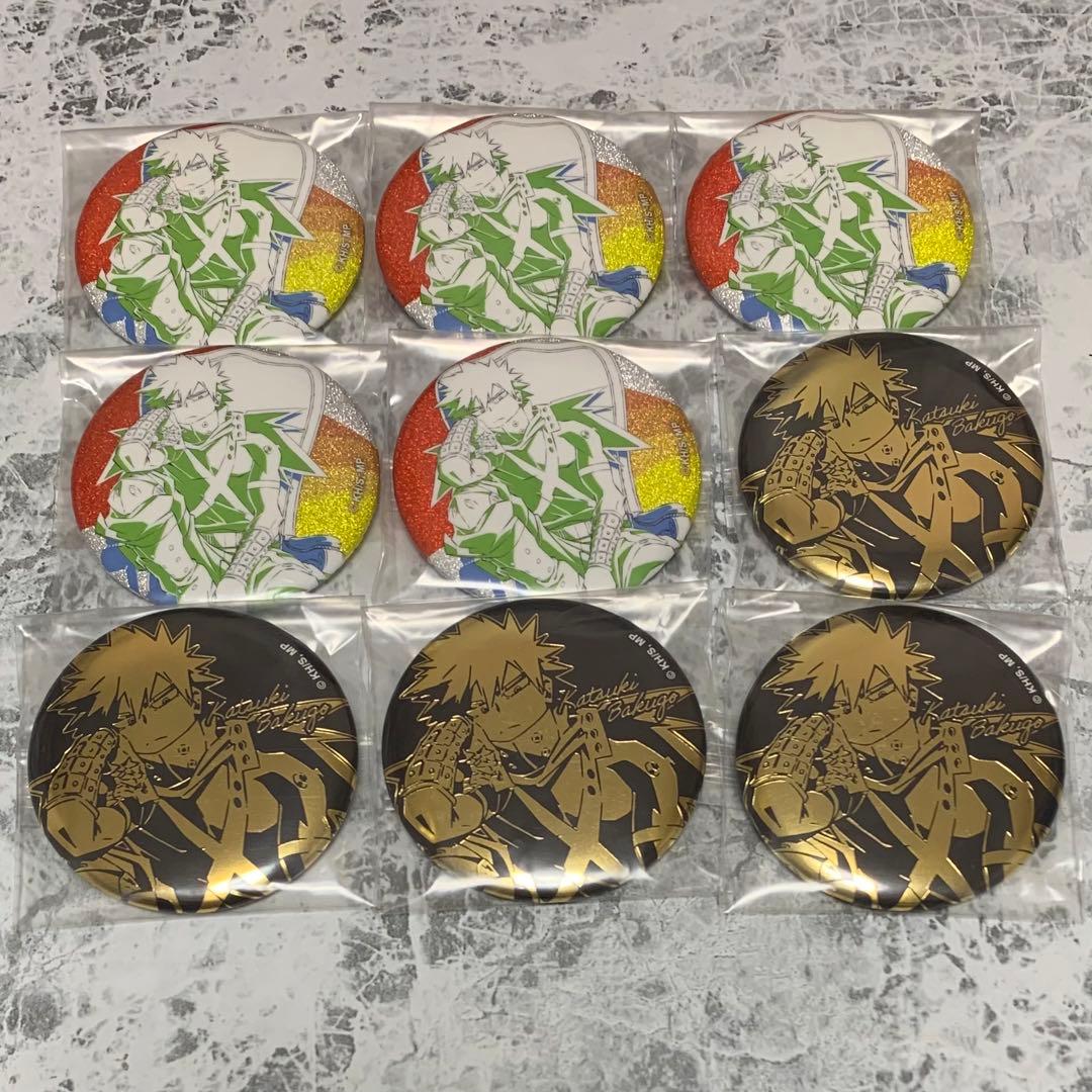 ヒロアカ 爆豪勝己 ヒロプラ缶バッジ 座れ！イス！線画Ver.