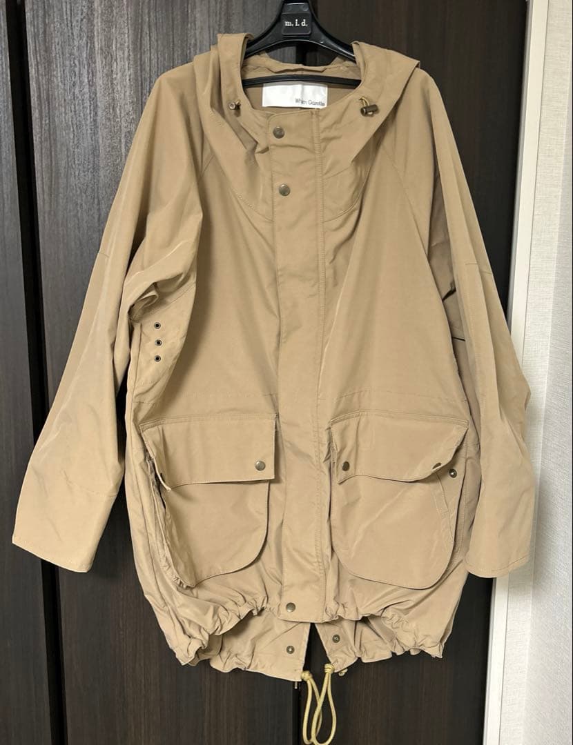 【美品】Whim Gazette⭐︎フーディーブルゾン　ベージュ