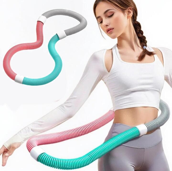 0.9kgフラフープ ダイエット ウェイト付き ベリー フィットネス