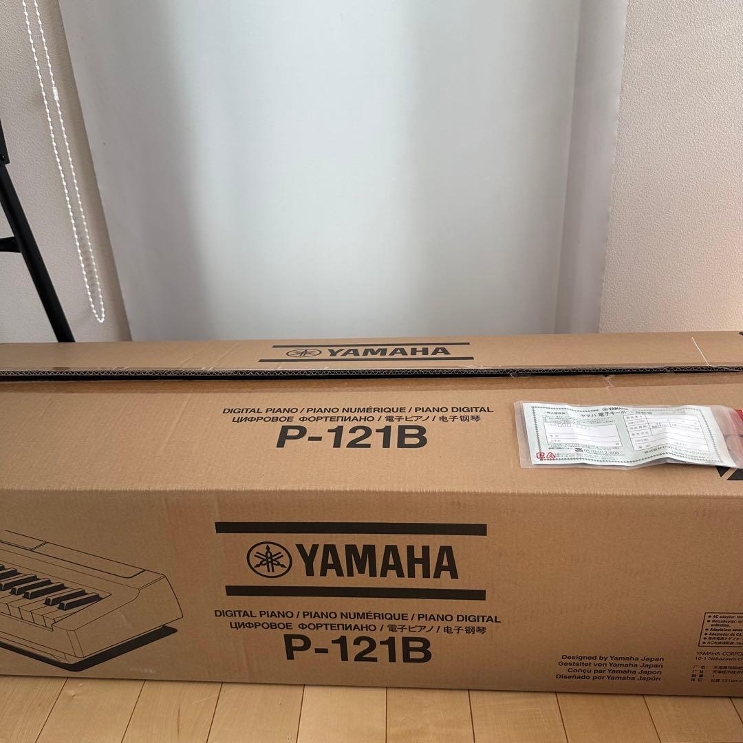 ヤマハ YAMAHA 電子ピアノ P-121B 73鍵盤 ヘッドホンおまけ付き