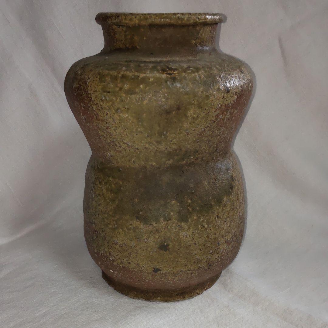 江戸初期信楽焼胴締壺