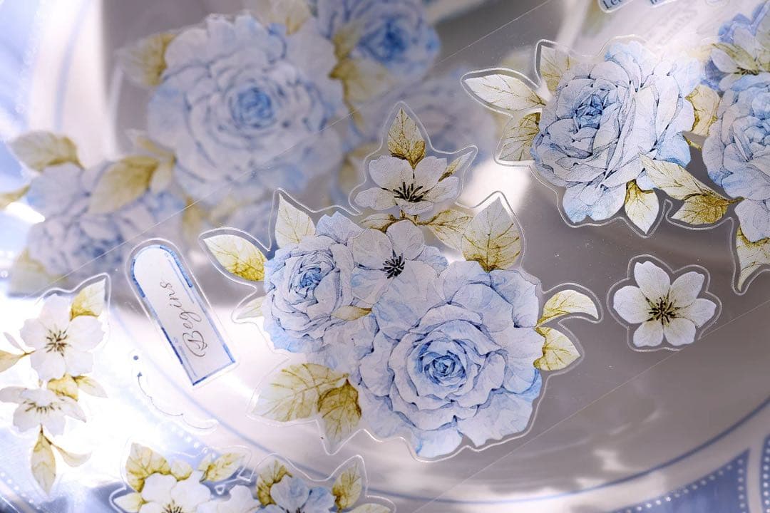 ⭐️SALE⭐️小白家文創《涧石蓝》海外マスキングテープ マステ 【2743】