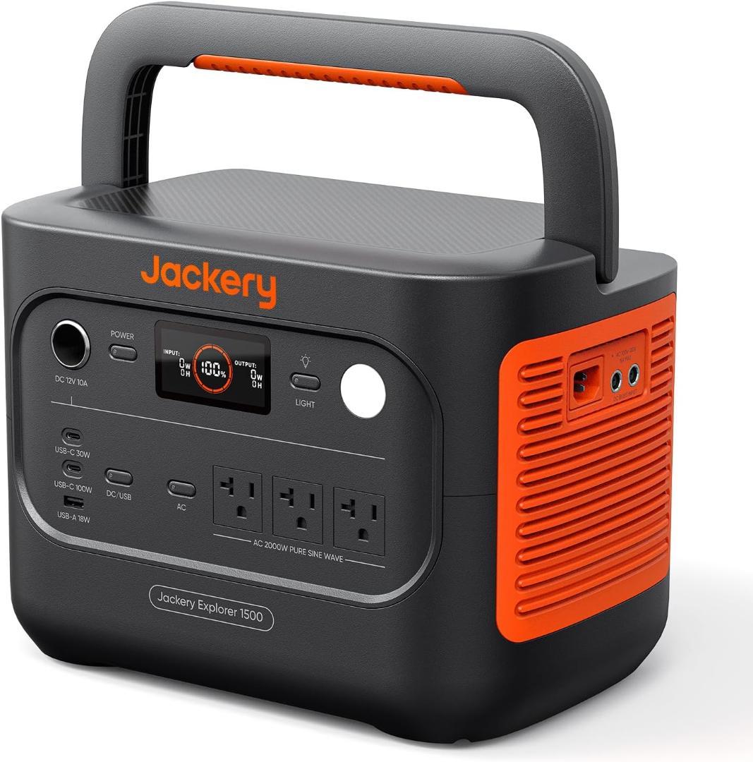 Jackery (ジャクリ) ポータブル電源 1500 New 1536Wh