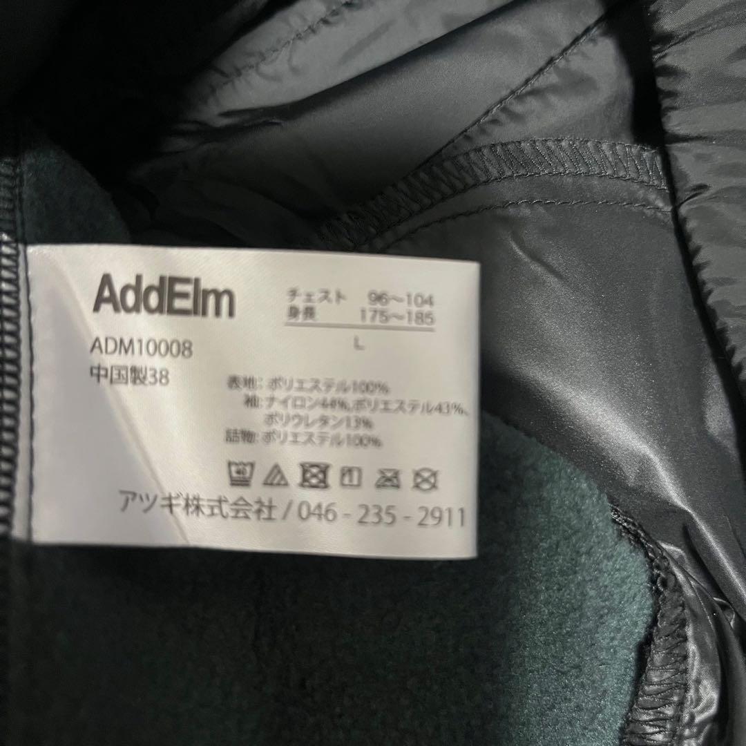【新品】定価19800円　AddElm 薄型ダウン　ゴルフウェア　Lサイズ