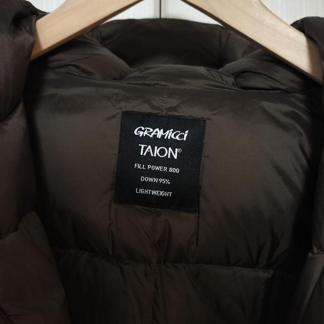 b*t様 別注 GRAMICCI × TAION ダウンジャケット 黒×茶