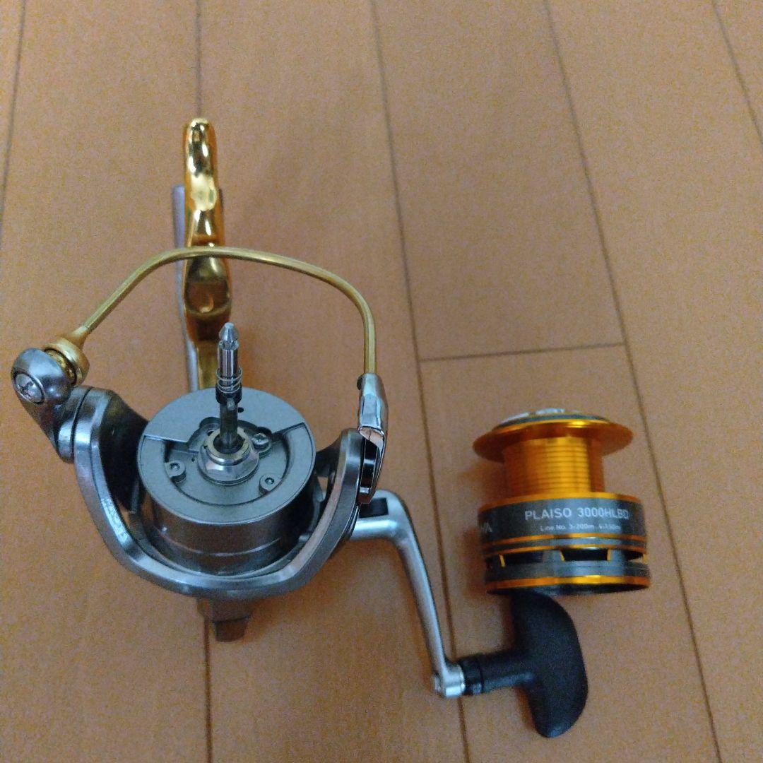 ダイワリール磯1回使用、スプールPLAIISO3000HLBD未使用