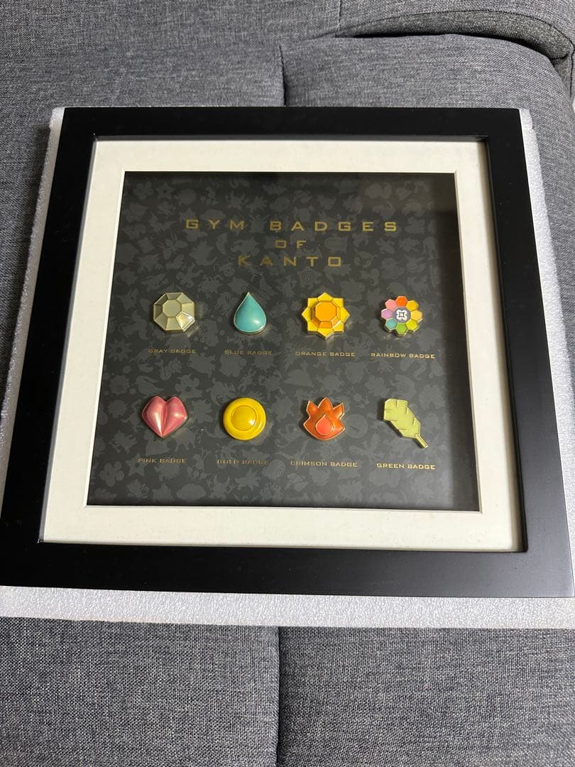 ［廃盤品］ポケモンセンター通販限定　カントー地方 ジムバッジ 8個セット