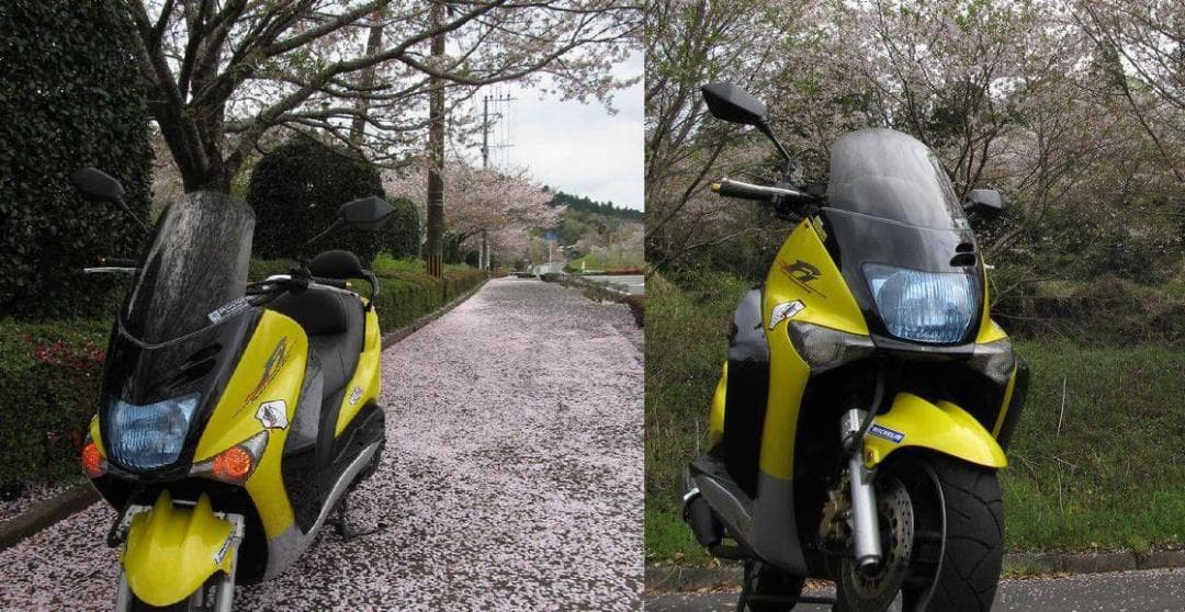 マジェスティ125 26LEDフロントウインカー 右直事故対策+16LEDリア