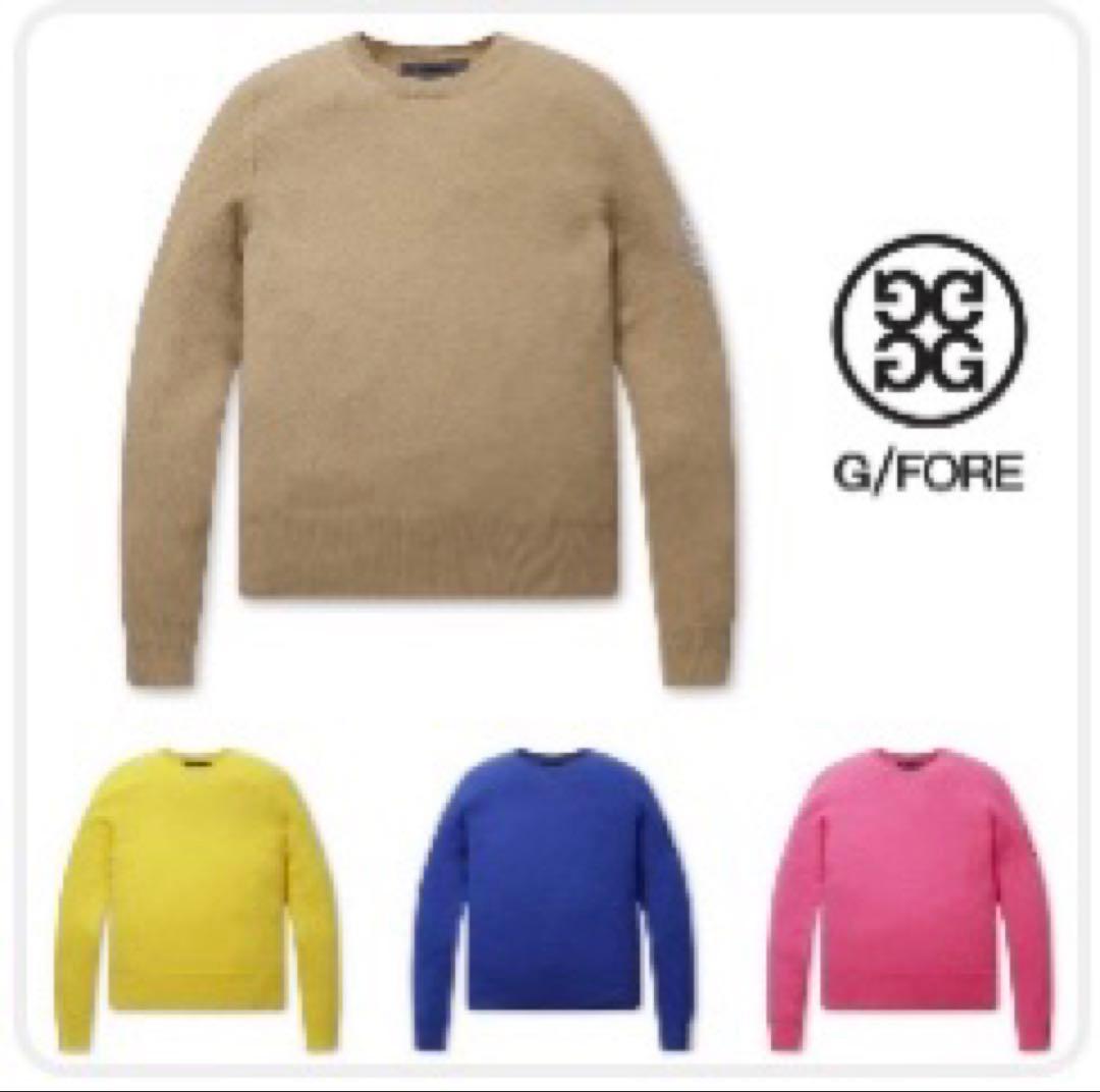 G/FORE ピンク カシミヤセーター ジーフォア
