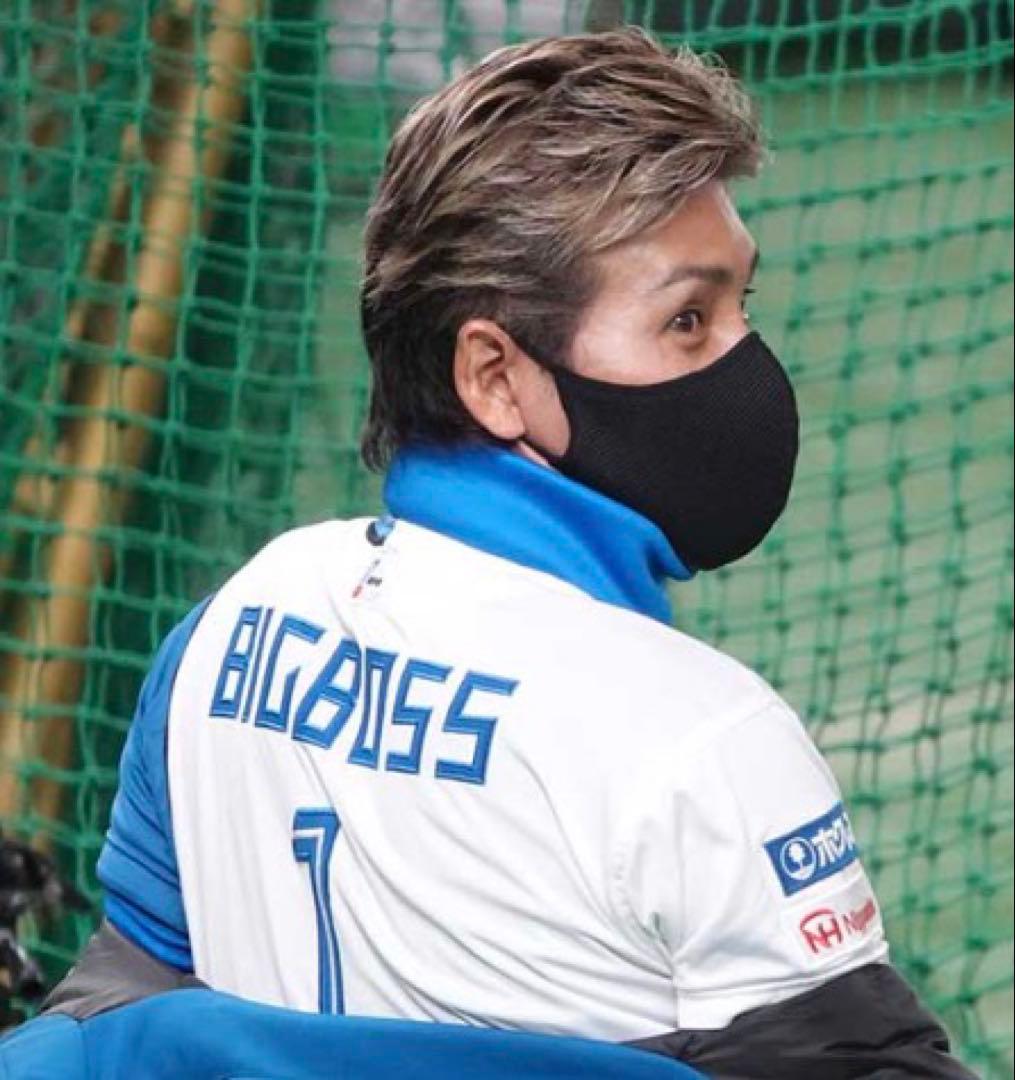 美品 新庄剛志 2022年限定 BIGBOSS表記 レプリカユニフォーム L