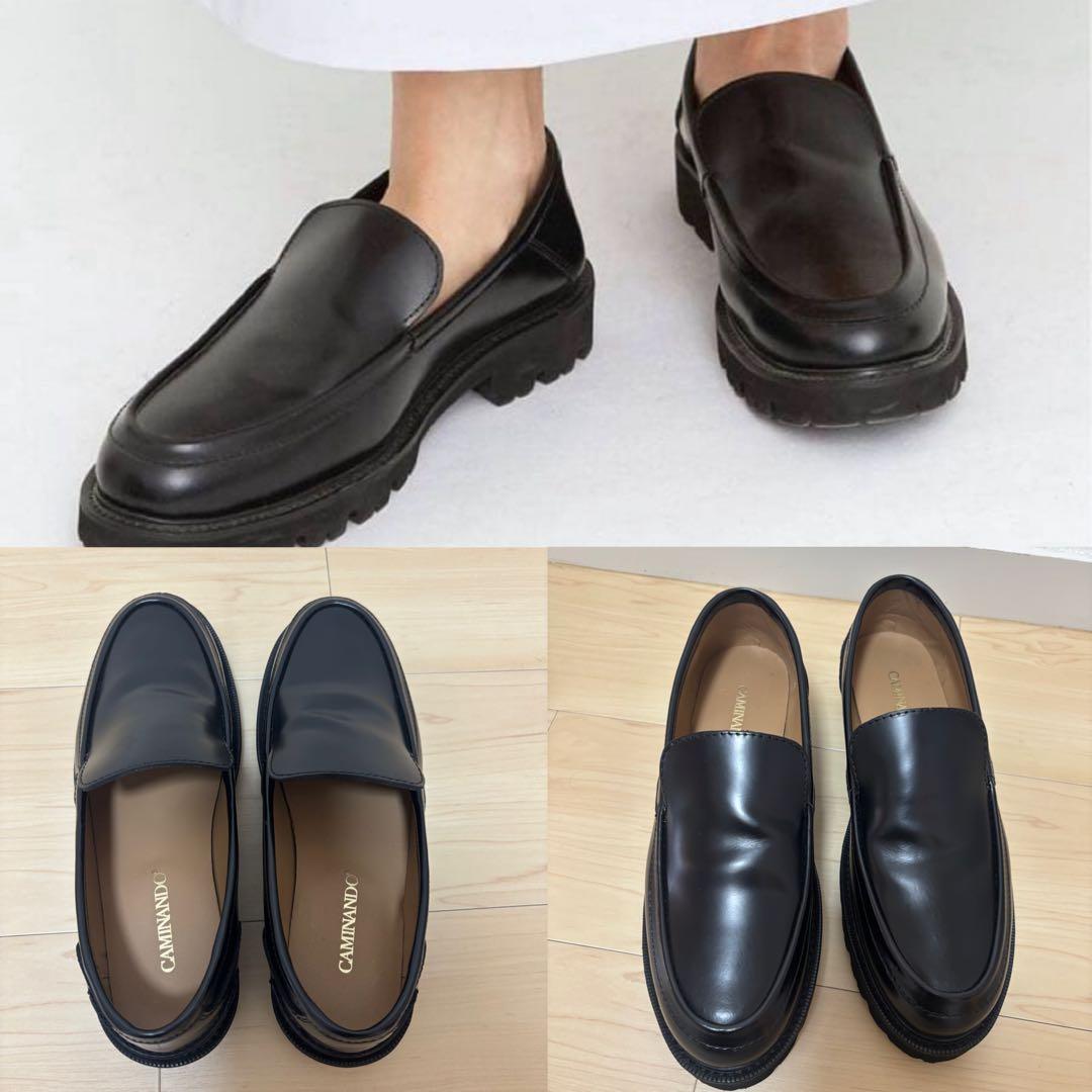 ほぼ未使用　CAMINANDOカミナンド PLAIN LOAFERS ローファー