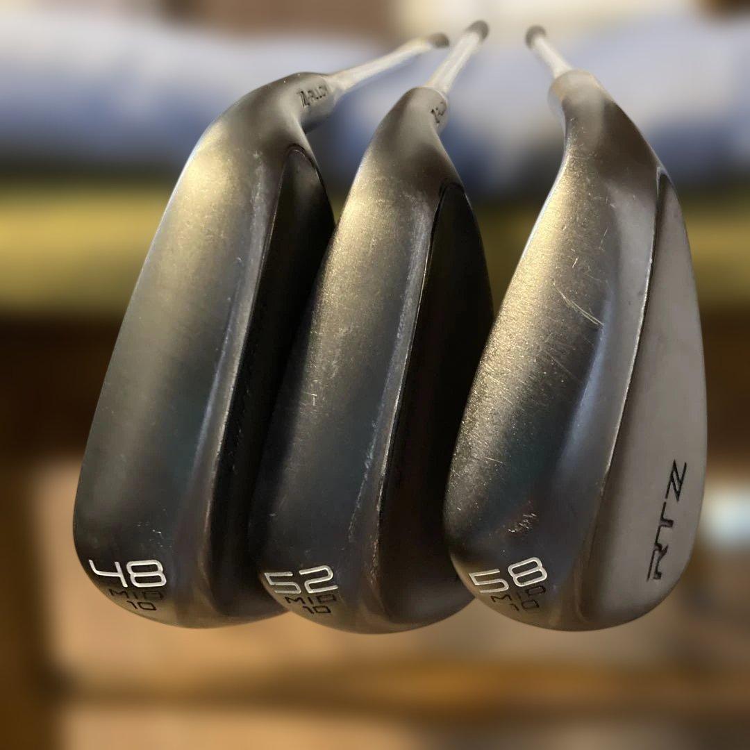 【エイジ】RTZブラックサテン48度52度58度midソールDG 3本