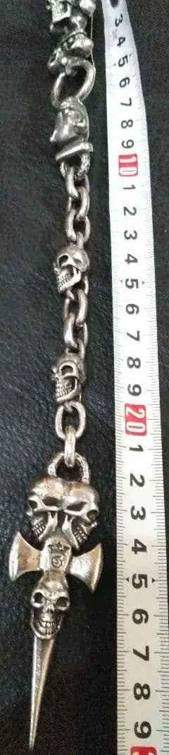 シルバー925 ガボール タイプ ウォレットチェーン ハンガーチェーン 160g