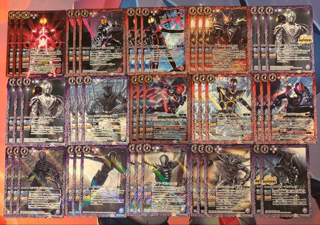 (6)バトスピ 仮面ライダーファイズ デッキパーツセット