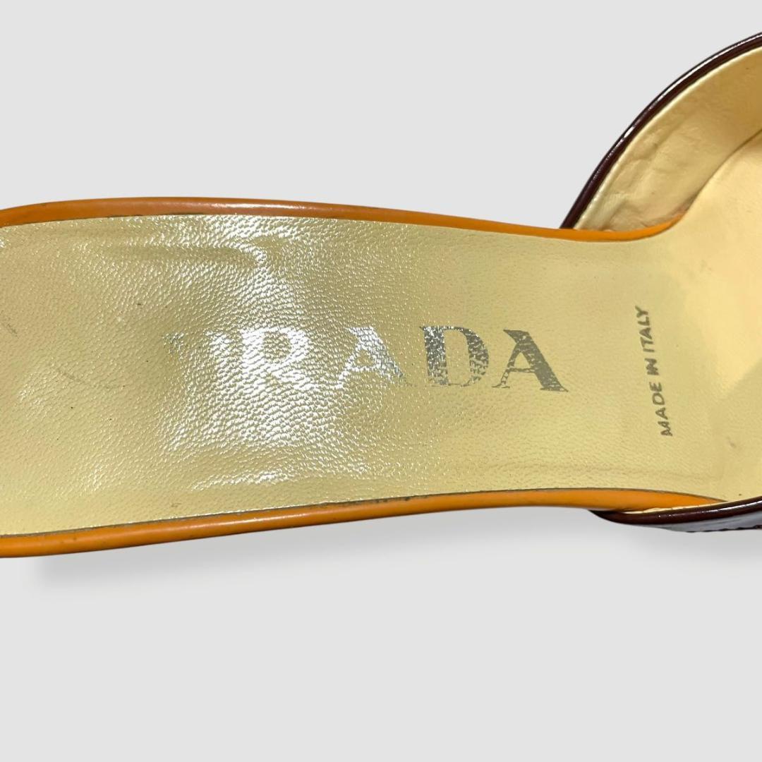 靴 Archive prada patent leather mules 36.5