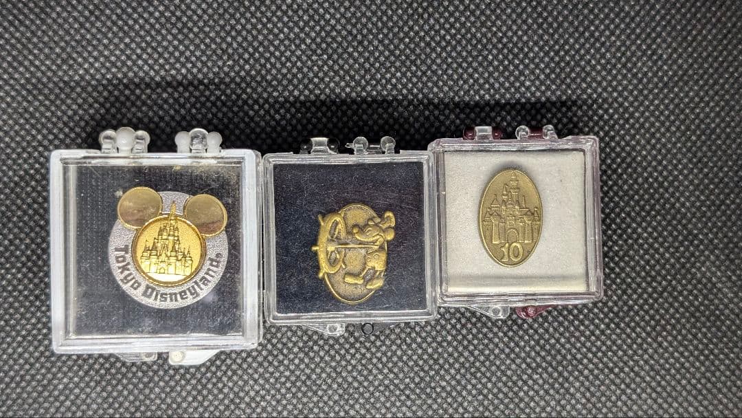 TDL 関係者 キャッスル・勤続1年10年 キャストアワード ピンバッジ セット