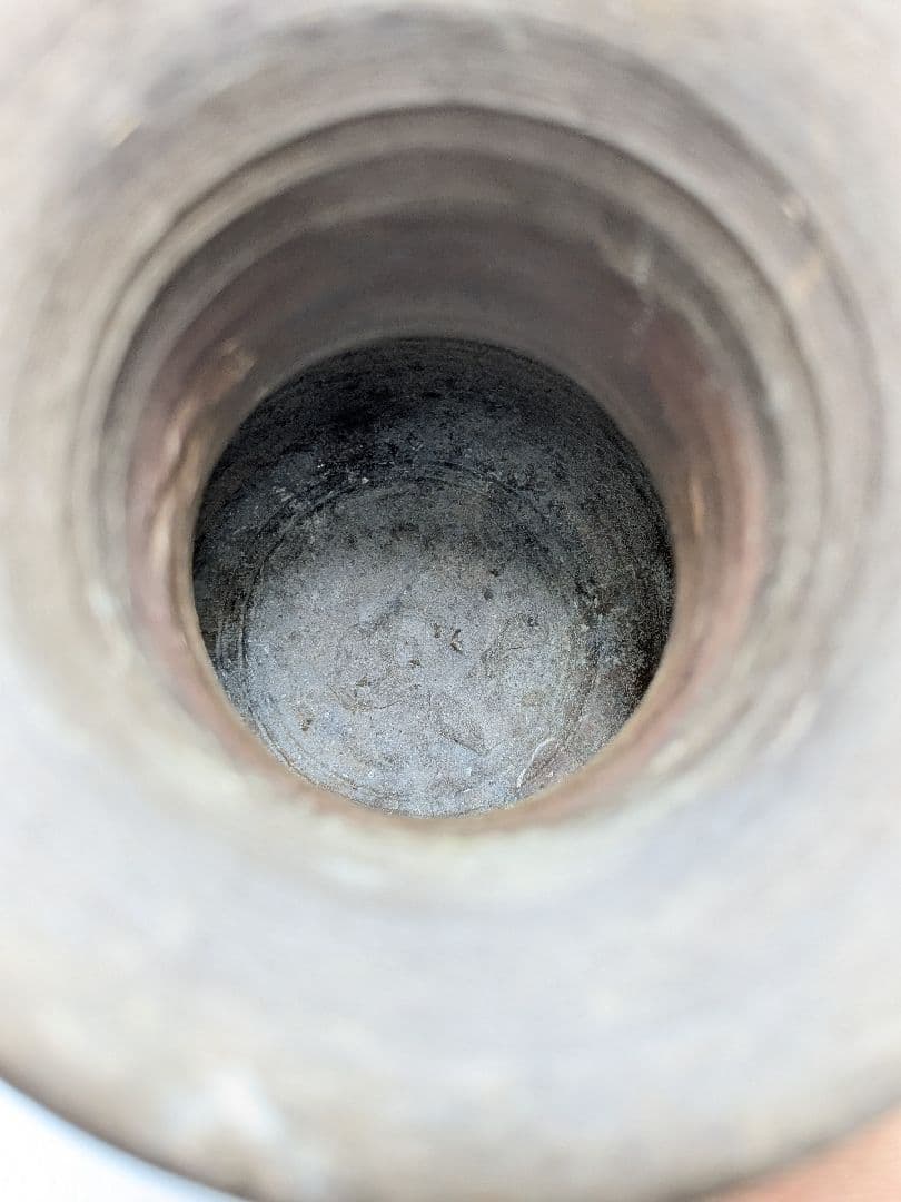 岡山県重要無形文化財 山本出 備前焼 耳付花入 備前須恵 花瓶 花器 置物 窯変