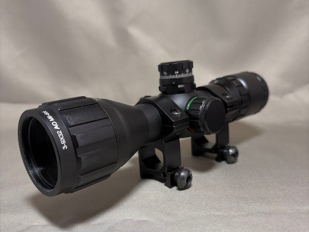 【美品】東京マルイ　NEWイルミネーテッド・ショートズームスコープ（3〜9倍）
