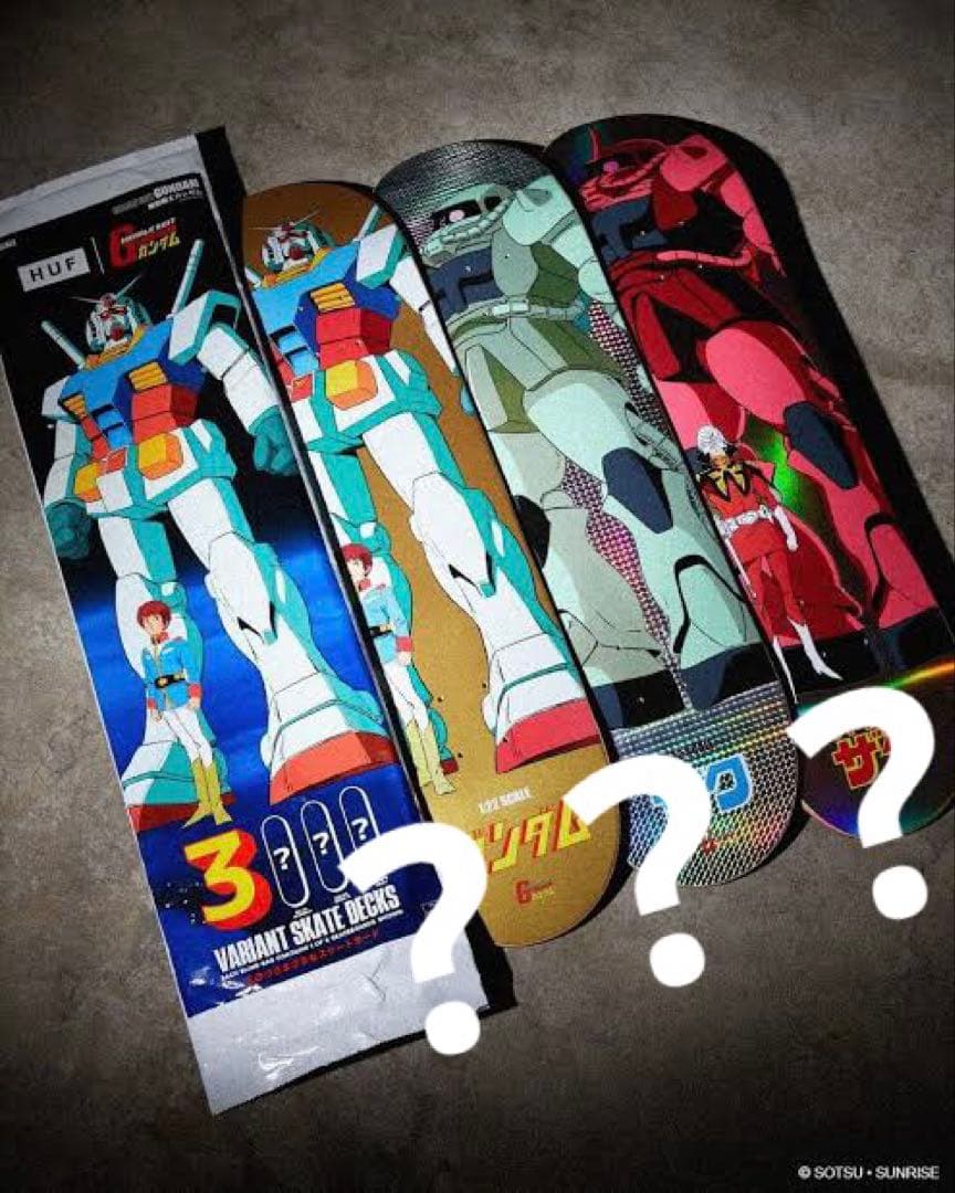 HUF x ガンダムコラボ スケートボードデッキ [？？？]